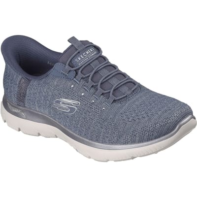 Skechers Arch Fit Summits - Soft Shimmer Textiel Dames Slate Sneakers