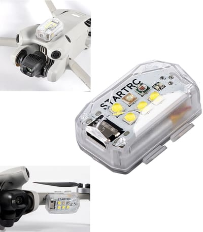Dailygoody - Stroboscooplicht - LED nachtvlieglicht - Oplaadbaar - Universeel voor RC drones - Veiligheid - Geschikt voor Avata 2/Mini 4 Pro/Air 3