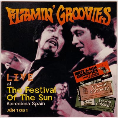 CD FLAMIN' GROOVIES - Live At The Festival Of The Sun Bar AIM1051 AIM 1994 Australië Rock Gebruikt gray