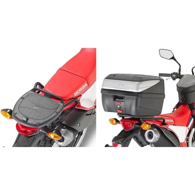 Support de top case GIVI SR1191 pour moto Honda 300 CRF L 2021 à 2026 Neuf