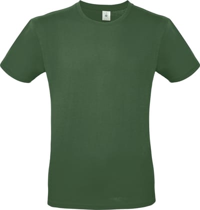 Classic E150 T-shirt B&C Collectie Flesgroen Maat XS