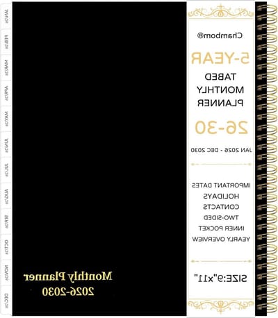 Maandplanner - Jaarplanner Organizer - Planning Maken - Lange Termijn - 23 x 28 cm - Meerdere Kleuren