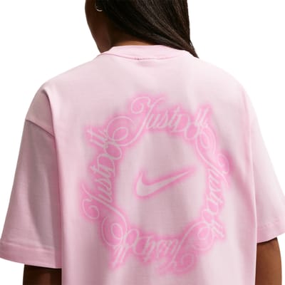 Nike Sportswear T-shirts Dames - Rood - Maat 36 - Katoen Jersey