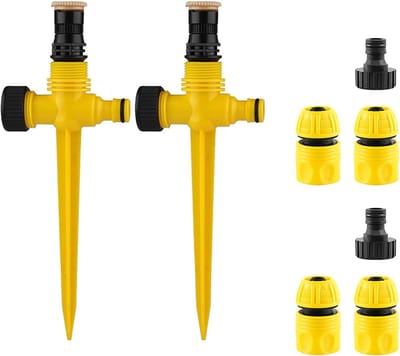 Tuinsproeier - 2 sutks tuinsproeier spuitkop- Automatische besproeiing - voor Tuin Gazon Planten Bewatering- Automatische besproeiing