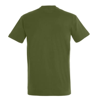SOLS Heren Keizerlijke Zwaargewicht T-Shirt met korte mouwen (Donkere Khaki)