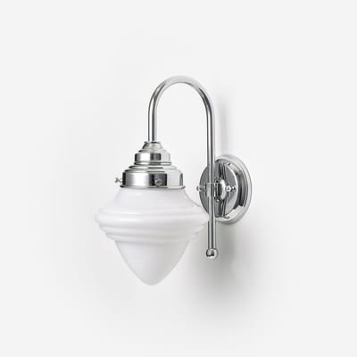 Wandlamp Acorn Small Meander Chroom - Art Deco Trade