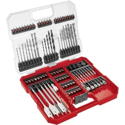 Einhell 108788 Boor- en bitassortiment 95-delig Metaal, Steen, Beton, Hout, Metselwerk 3 mm, 4 mm, 5 mm, 6 mm, 7 mm, 8 mm, 9 mm, 10 mm, 12 mm, 14 mm,