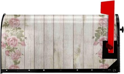 Brievenbus Covers - Brievenbus Decoratie - Tuin Aankleden - Magnetische Bevestiging - Twee Maten - Wit