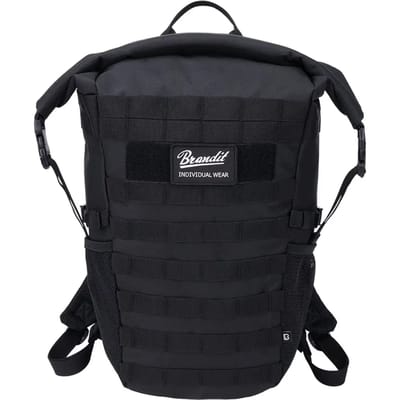 Brandit US Cooper Rolltop rugzak Rugtas zwart - Polyester - Basics, Festival