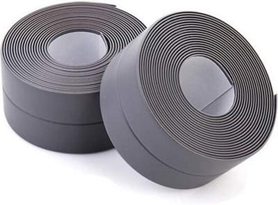 2 stuks - Tape - Sanitairtape - afdichtstrip van PVC - Bad- en keukenkittape - Afdichtstrip 38mm x 3,2m - Wasbakstrip - Badkamerstrip - alefateren - kitstrip - kittape - douchetegelafdichter - zelfklevende kit