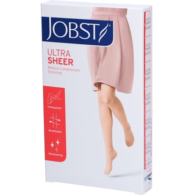 JOBST Ultrasheer Kniekous Klasse 2 Regular Softfit Natuur Small 1 Kousen