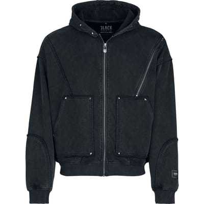 Black Premium by EMP Vest met capuchon - Essential - S tot XXL - voor Mannen - zwart