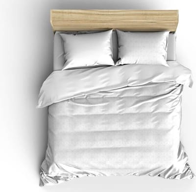 De Witte Lietaer Skyscraper - Dekbedovertrek - Eenpersoons - 140x200/220 cm + 1 kussensloop 60x70 cm - White