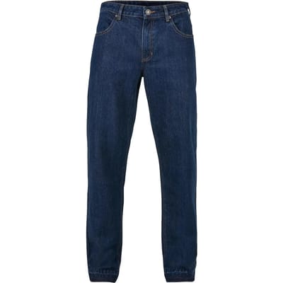Urban Classics - Open Edge Loose Fit Broek rechte pijpen - Taille, 28 inch - Donkerblauw