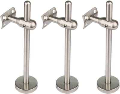 Leuningbeugel - Trapleuninghouder - Trappen Ondersteunen - Verstelbare Hoek - 250mm Lengte - Zilver
