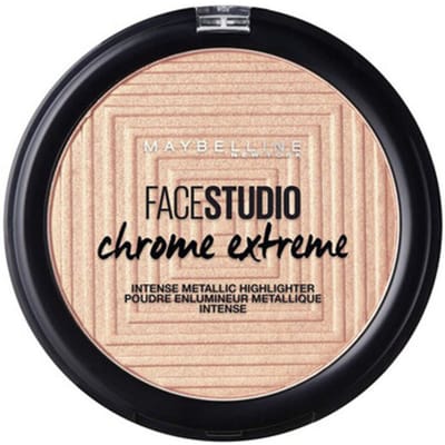 Blush &amp; poeder Maybelline New York Facestudio Chrome Extreme Metallic Highlighter Poeder