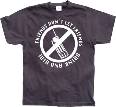 Hybris Friends D 't Let Drink And Dial T-shirt SH-1-10465-LFH3-9on Friends