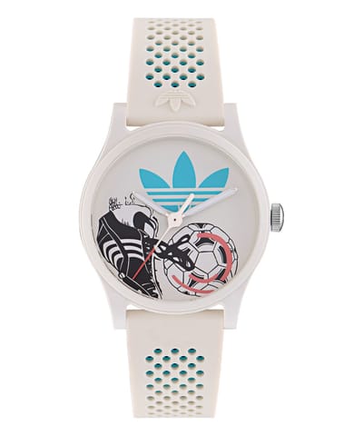 Adidas Originals Game Three AOSY26013 Horloge - Siliconen - Wit - Ø 39 mm