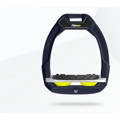 Veiligheidszolen voor paardrijden In elkaar schuine Grip Aluminium/Grijs/Geel Flex-On Safe-On