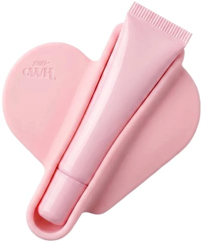 xoxo Wildhearts Lipgloss houder - Roze - Zuignap telefoonhoes telefoonsticker - Lipstick holder - lippenstift houder telefoon met zuignappen - siliconen - Hart vormig - Roze