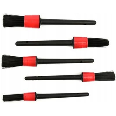 Set van 5 Detailing Borstels voor Auto Reiniging - Zacht Synthetisch Haar