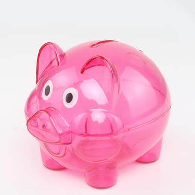 Duidelijk Transparant Varkens Plastic Spaarpot Munt Geld Contant Geld Spaarpot Varken Speelgoed voor Cadeau Kinderen Munten Spaarpot Speelgoed pink