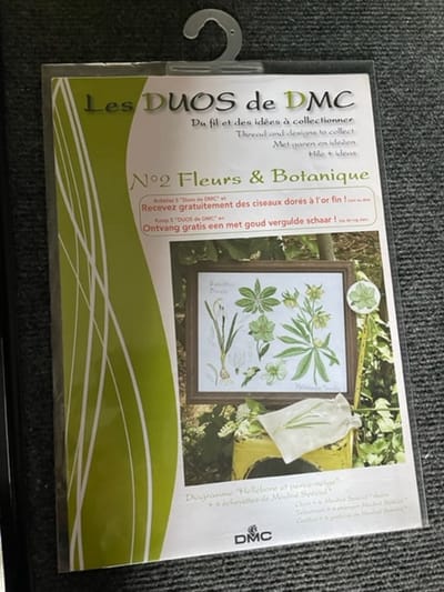 Telpatroon van DMC Nr 14561E  met 4 gratis strengen Dmc