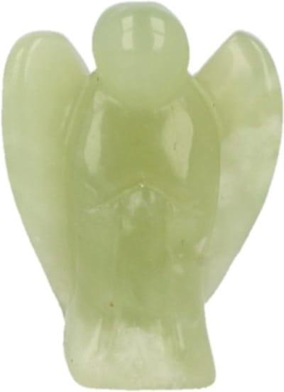 Staande engel 20 mm Jade Serpentijn
