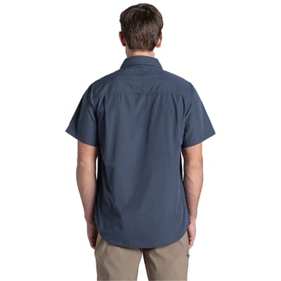 Craghoppers Heren Kiwi II Shirt Met Korte Mouwen (Omberblauw)