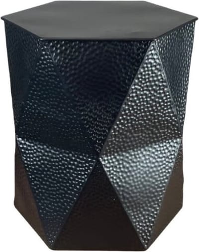 Bijzettafel Prisma | Black metal