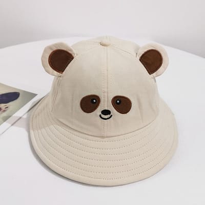 Cartoon Beer Bucket Hoed Schattige Zomer Bucket Zonnehoed Brede Rand Visser voor Volwassenen Kinderen Vrouwen Mannen gray