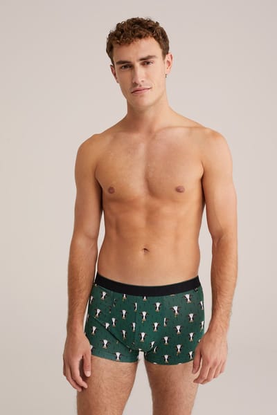 WE Fashion Heren boxershort met print