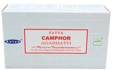 Satya - kamfer - camphor - wierook - doos 12 stuks