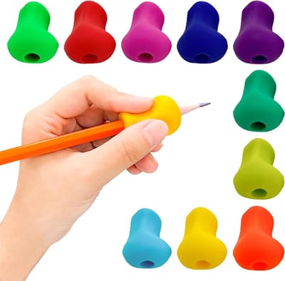 Schrijfhulp voor kinderen - 10 stuks - Kleurig ontwerp - Bevorder schrijfvaardigheid - ShopVlot