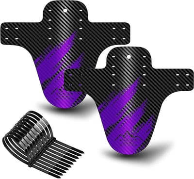 MTB Spatbord voor Voor- en Achterwiel, Geschikt voor 20-29 Inch Mountainbikes en Fatbikes, Perfect voor Offroad Gebruik