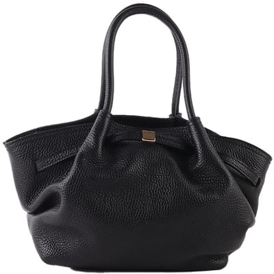 Giulino lederen handtas Joyce - Made in Italy - Dames - Zwart