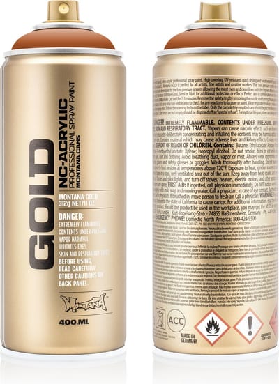 Montana GOLD S8000 Shock Brown Light spuitbus 400ml