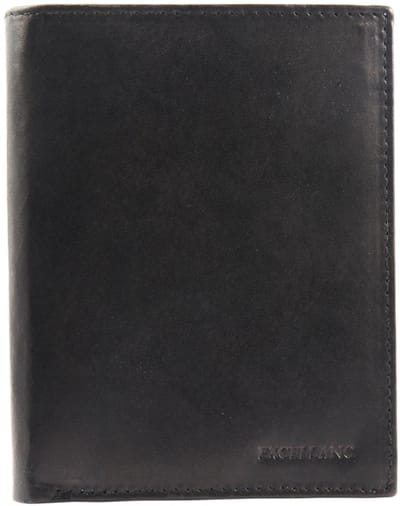 Excellanc heren portemonnee leer Billfold Zwart