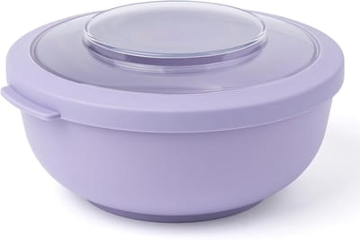 Amuse Tylla Lavender Lunchbox - 1000ml - Perfect afsluitbaar Vershoudbakje - Lunchbowl met deksel - Saladebox voor onderweg - BPA-vrij – Paars