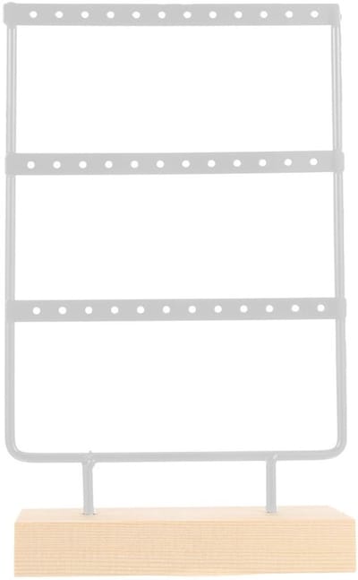 Dailygoods- Sieradenhouder Chic Ontwerp - Sieradenstandaard - Oorbellenrek - Kettinghouder - Ringhouder - Duurzaam Ijzer/Hout