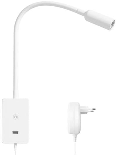Dimbare LED Wandlamp met USB Oplaadfunctie voor Slaapkamer