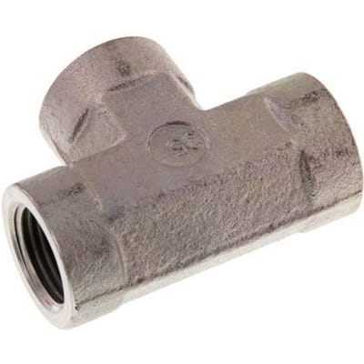 G 1/2'' Verzinkt Stalen T-stuk 225 Bar - Hydrauliek - FL3T-F-EZ-012G