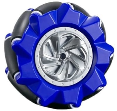 OTRONIC® Mecanum Wiel /Omnidirectioneel Wiel - 80MM-A Blauw - set van 2 wielen (1xL+1xR)