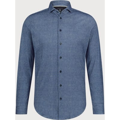 Blue Industry Overhemd Print Blauw - Maat 43 - Heren - Overhemden Casual