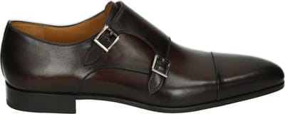 magnanni - 23808 SIROS - GespschoenenNette herenschoenenHeren veterschoen - Kleur: Bruin - Maat: 45