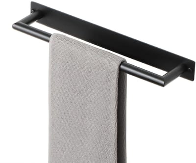 Dailygoods - Mooche Handdoekhouder zonder boren 304 roestvrij staal handdoekstang wandmontage handdoekhouder zwart badkamer set handdoekhouder muur voor badkamer