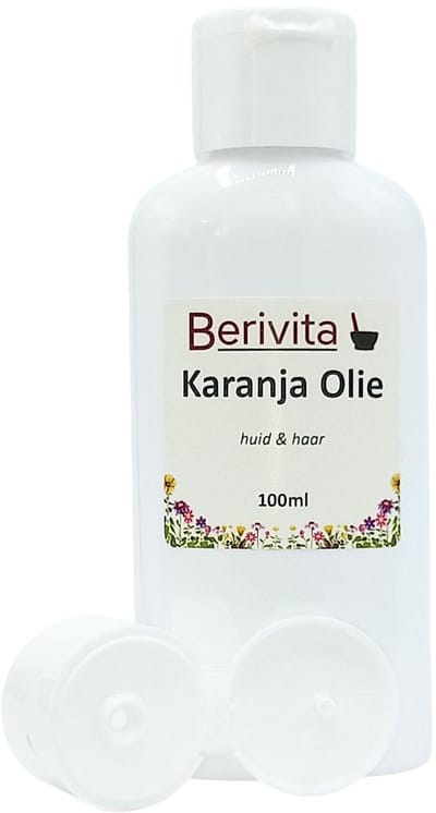 Karanja Olie 100ml - Huidolie - Haarolie - Puur & Koudgeperst - Pongamia Oil