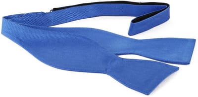 Zelfstrikker Zijde Midden Blauw F05 - Maat - Heren