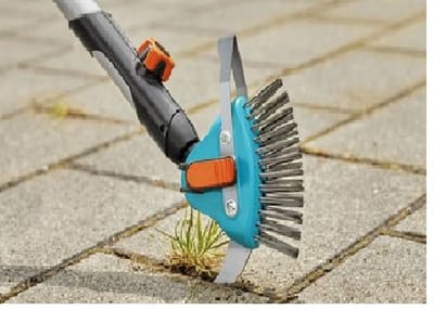 Gardena 3 in 1 voegenborstel met steel 130 cm