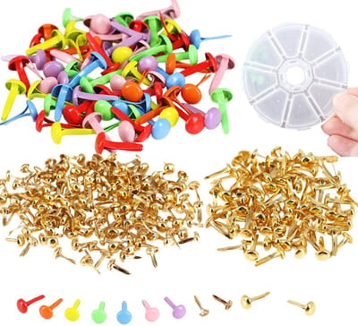 Dailygoods- Patroonzakklemmen 200 stuks - Metalen Kopklemmen - Briefklemmen - Opbergdoos - Creatief Handwerk - Duurzaam Materiaal